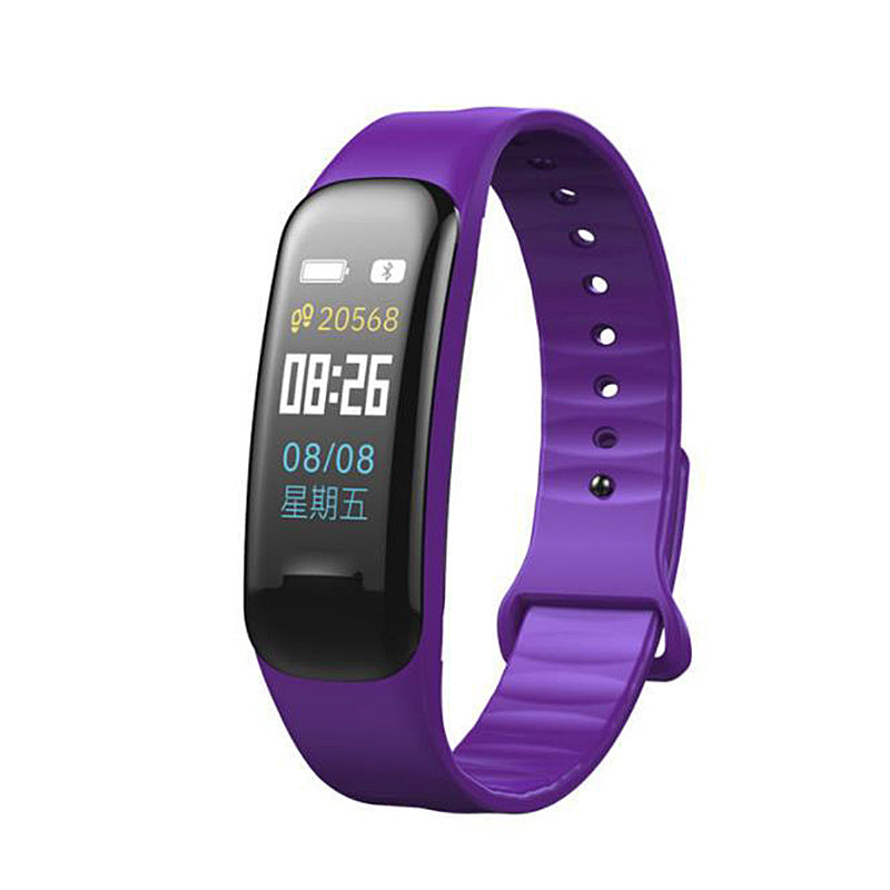 C1 plus Smart Bracelet Anti-Watercolor Screen Bluetooth Pedometer