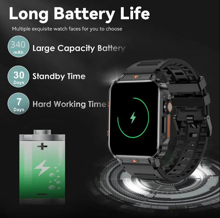L81 Outdoor Smartwatch - Call, Fitness, Waterproof