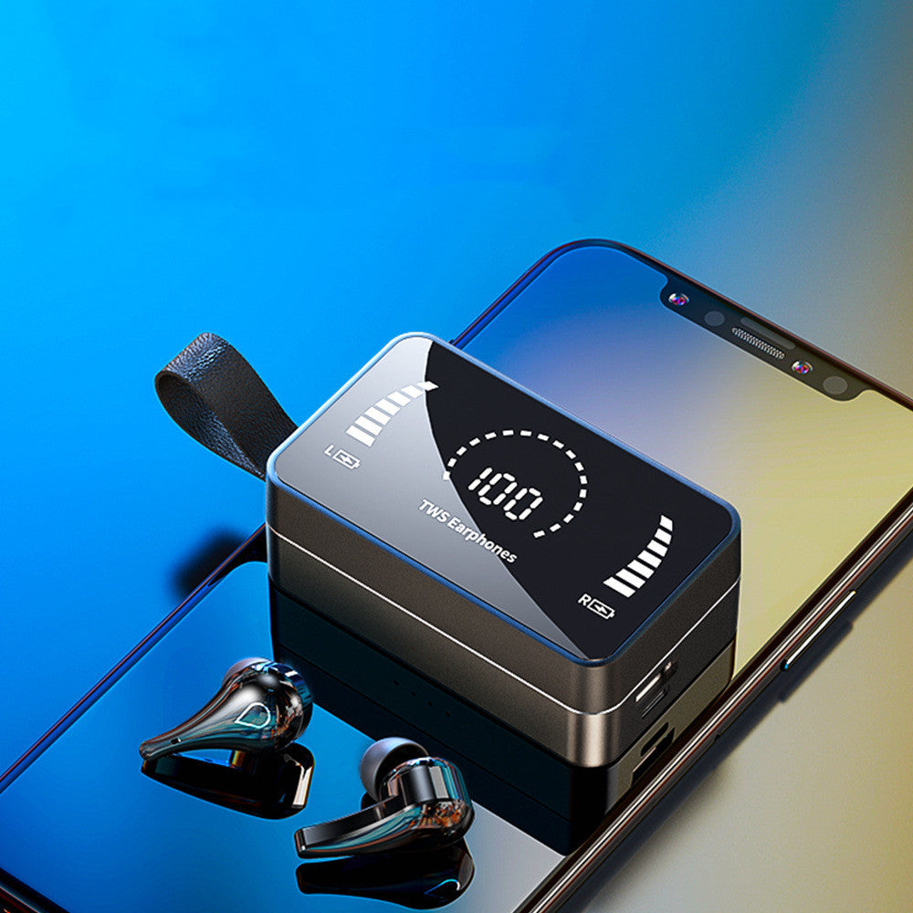 Bluetooth 5.0 Waterproof Earbuds with Mic & 3500mAh Charging Case