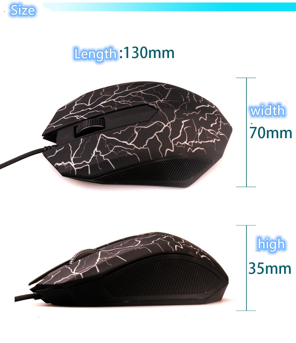 RGB Wired Gaming Mouse for Computer