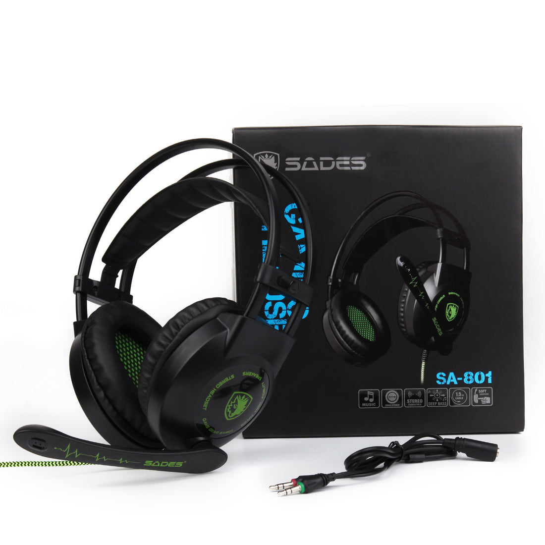 Wired USB Gaming Headset with Microphone