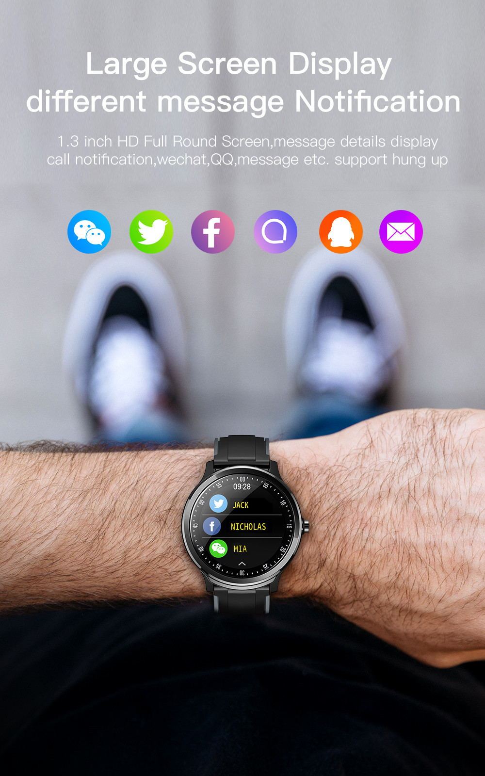 SN80 Smartwatch - Fashion & Fitness Tracker