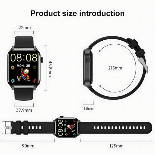 Smartwatch Fitness Tracker Heart Rate Waterproof