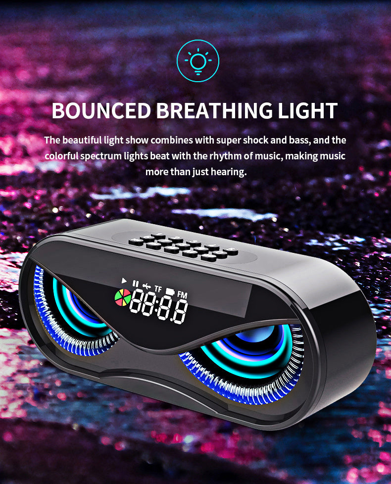 Bluetooth Speaker with Colorful Lights