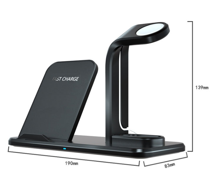 Detachable 3 In 1 Fast Universal Wireless Charging with Bracket Stand