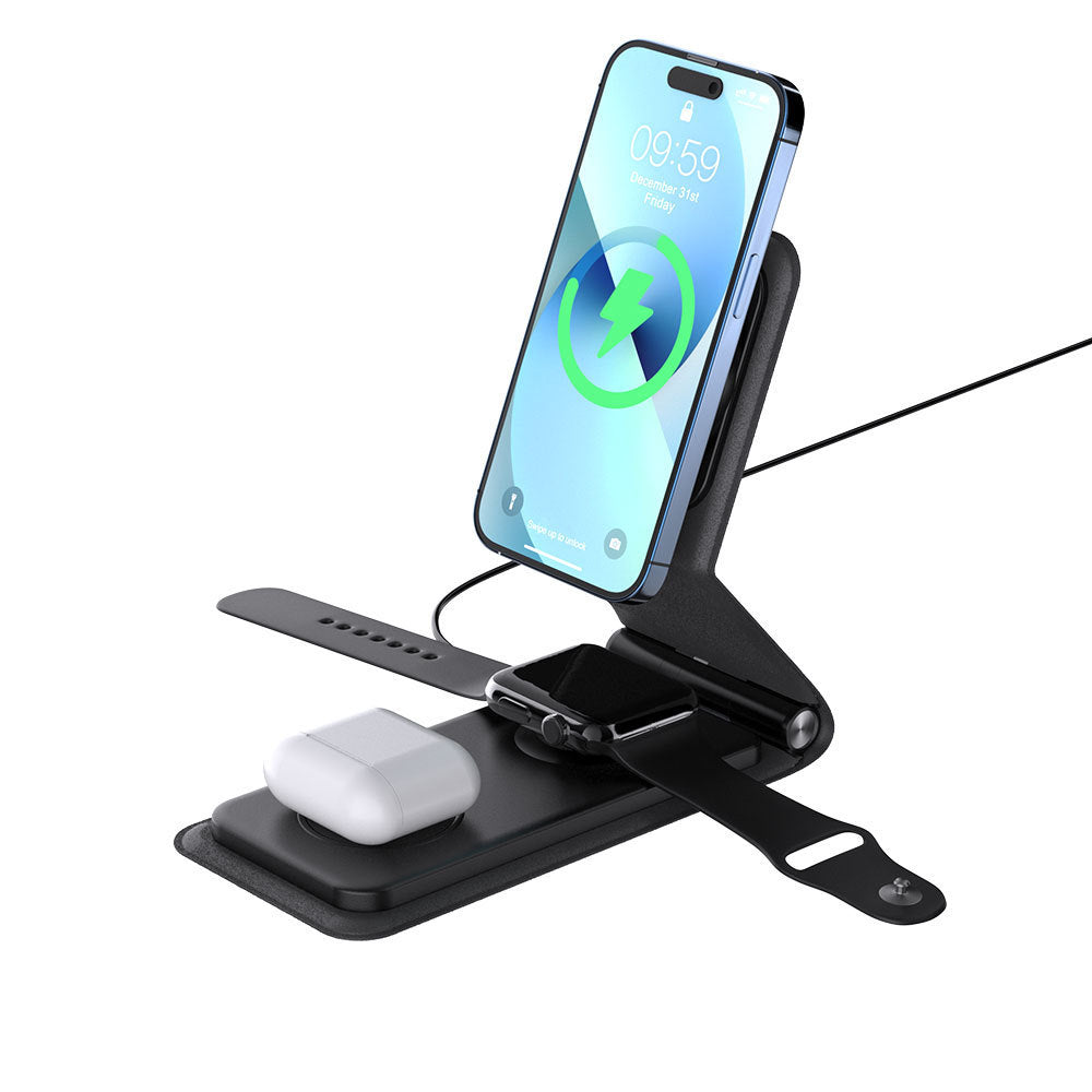 New 3-in-1 Folding Wireless Charger